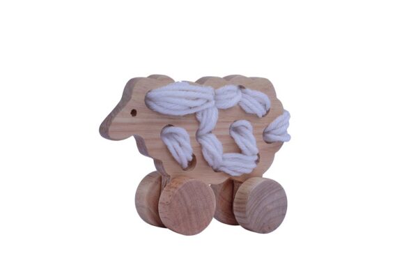 Lacing toy sheep