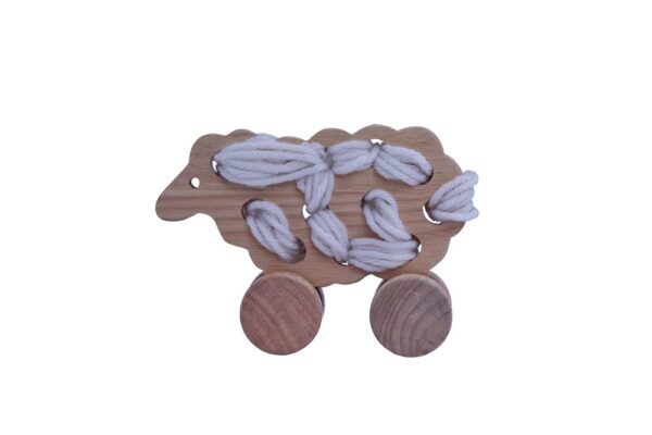 Lacing toy sheep