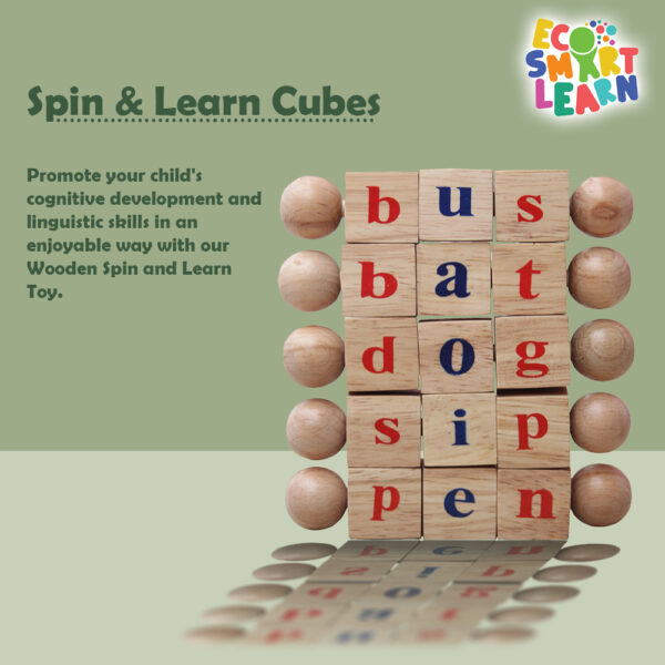 Spin & Learn Cubes