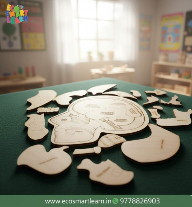 Wooden Brain Anatomy Puzzle