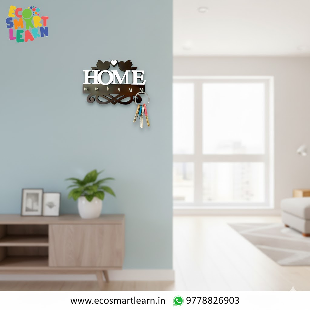 Wooden Key Holder for wall